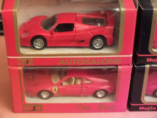 Maisto Lotto 4 Ferrari anni '90 Testarossa GTO F50 456 Perfette in box - Picture 3 of 7