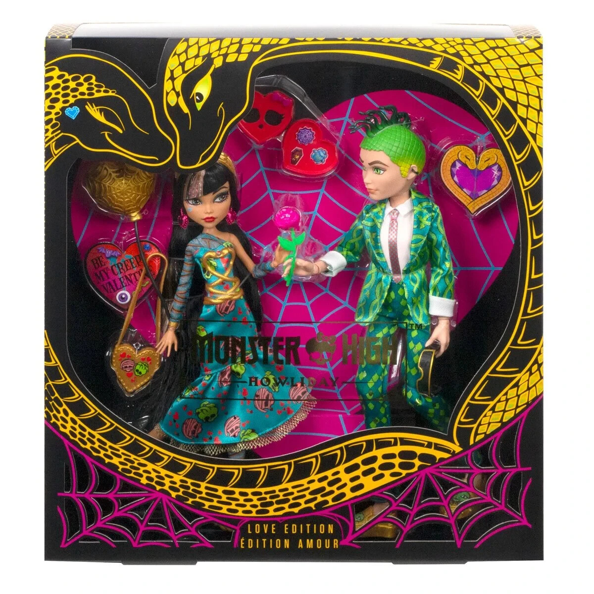 PRÉ-VENDA Bonecos Monster High Howliday Love Edition Cleo De Nile Deuce  Gorgon - Mattel