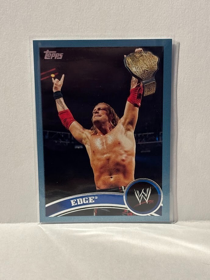 Edge 2011 Topps WWE Blue Card # 81 /2011 Adam Copeland Cope AEW