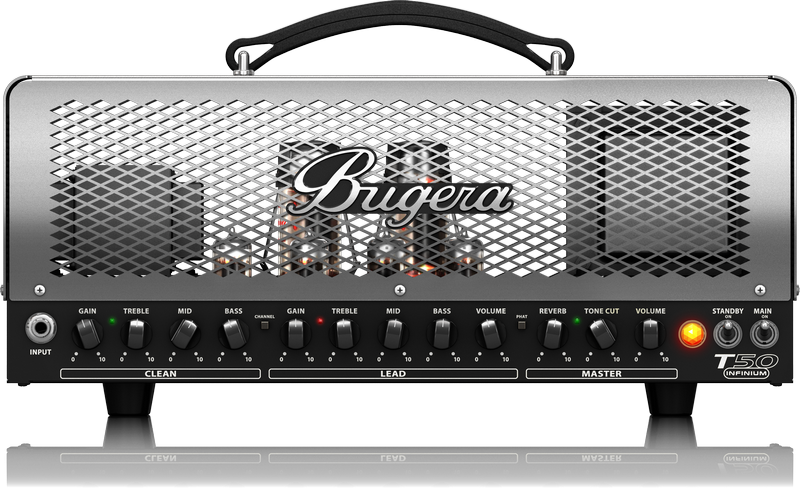 BUGERA T50-INFINIUM TESTATA VALVOLARE PER CHITARRA 50 WATT