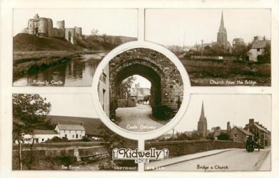 Kidwelly Castle Wales View Of 5 Insets OLD PHOTO