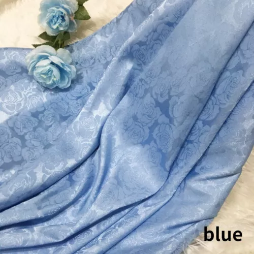 150*100cm Brocade Damask Fabric Floral Sewing for Vintage Costume Furniture DIY - Picture 6 of 17