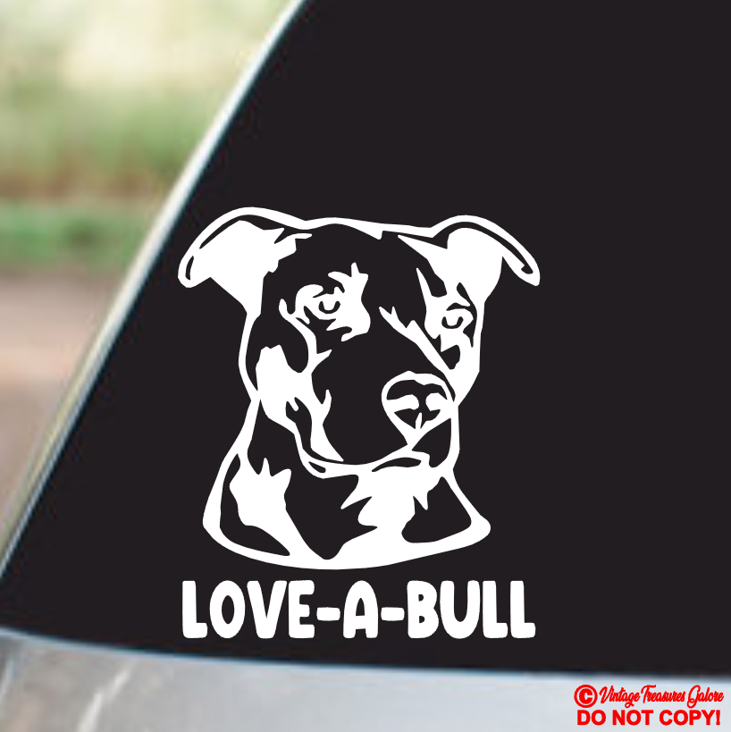 Pitbull Dog Sticker In Custom Size And Colors - Foto 8