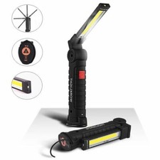 COB LED Rechargeable Magnetic Torch Flexible Inspection Lamp Cordless Worklight