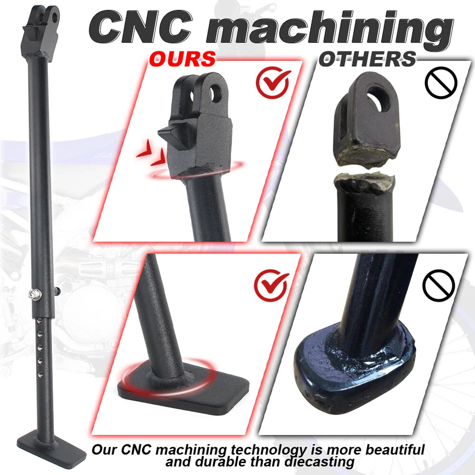 Soporte de pie lateral ajustable para motocicleta Yamaha YZ250FX 2020-2025 Foto 4 de 4