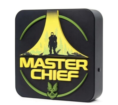 XBOX Halo Master Chief  Numskull Wall Light / Desk Lamp - Brand New -E9