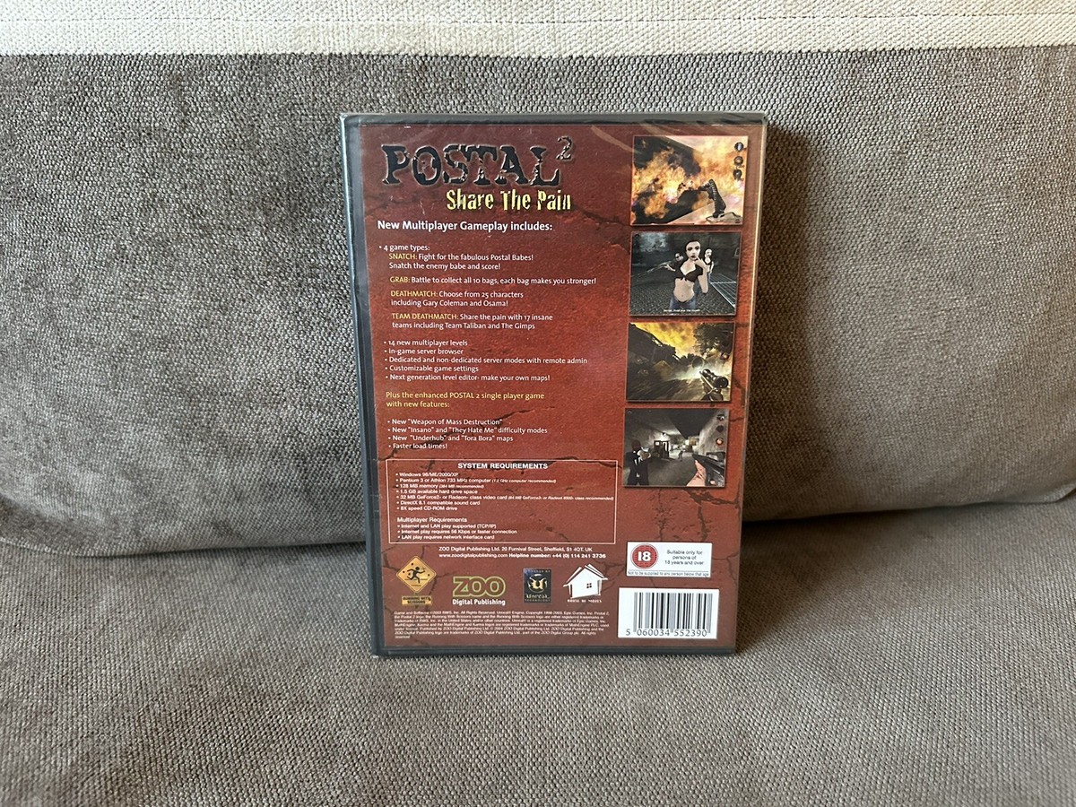 Postal 2: Share The Pain - EU DVD Box Edition PC NEW & SEALED | eBay