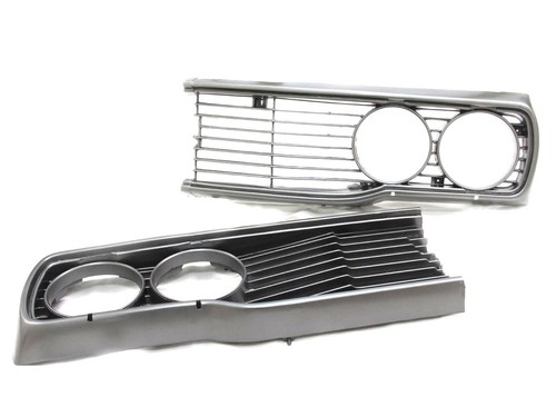 NEW LEFT RIGHT FRONT GRILLES GRAY For TOYOTA HILUX RN20 RN25 TRUCK 1972 73-1978