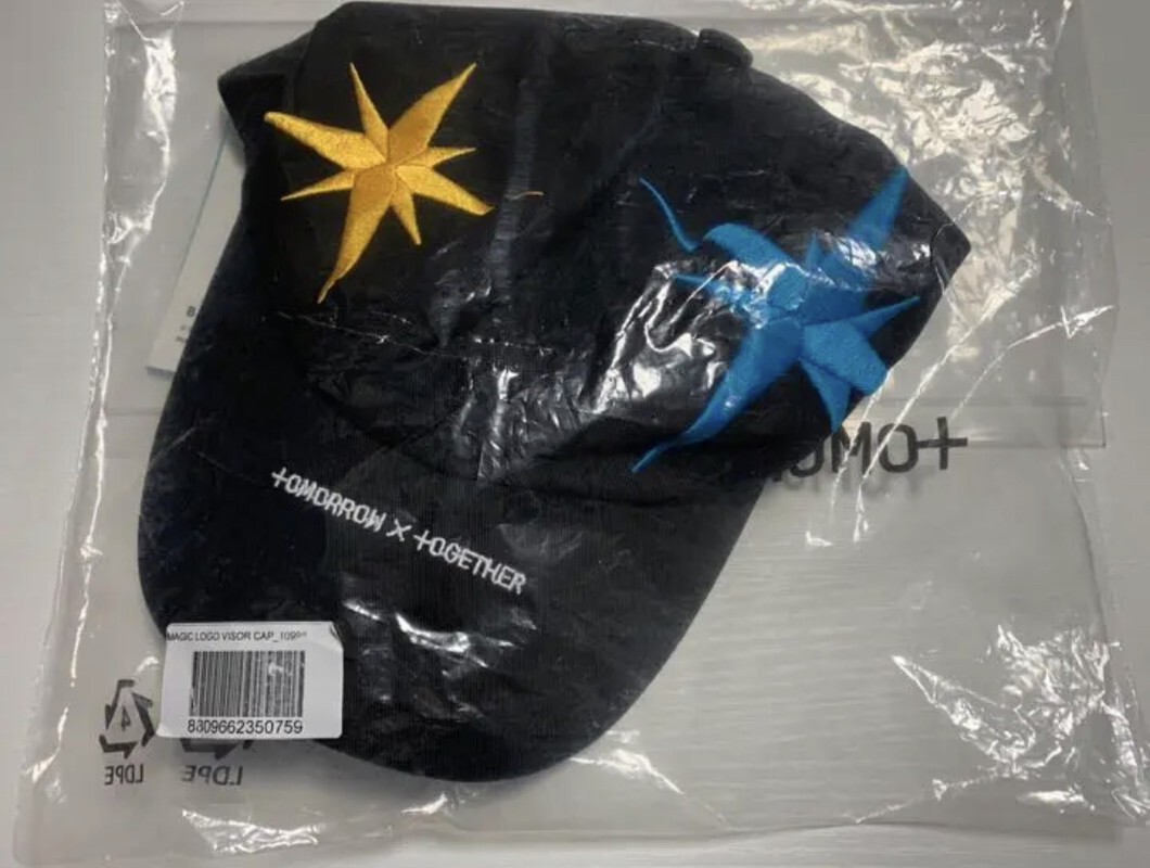 TXT MAGIC MD POP UP 帽子 キャップ TXT MAGIC VISOR LOGO official POP UP cap TOMORROW X TOGETHER