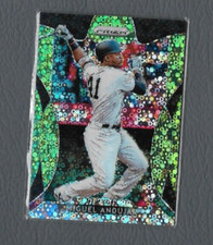 2019 Panini Prizm MIGUEL ANDUJAR Serial/199 Tier II Lime Green Donut Circle #110