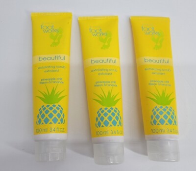 (Lot Of 3) Pineapple Scrub Exfoliant Footworks Avon (NOS)**