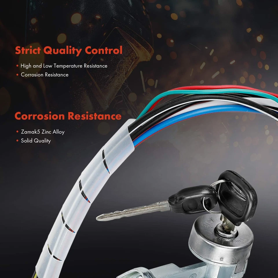 Interruptor de bloqueo de encendido cilindro con llave para Mazda B2000 1986-1987 B2200 B2600 87-89 Foto 4 de 4