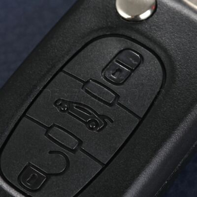 Flip Telecomando Portachiavi Auto 3 Pulsanti Di Ricambio Per - Foto 2