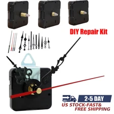3x DIY Wall Quartz Clock Movement Mechanism Replacement Repair Kit Tool Parts