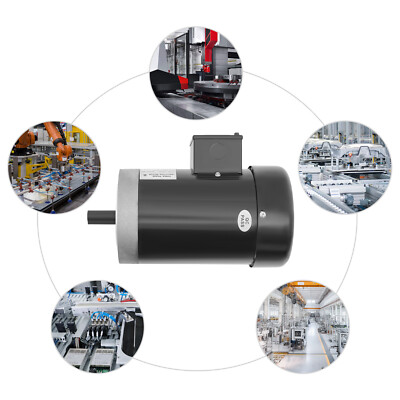 #ad 2HP 3 Phase Electric Motor 3450 RPM 56C Frame TEFC 208 230 460V Premium Efficien $186.53