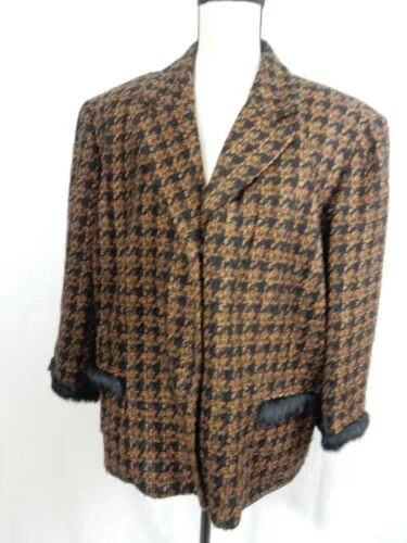 Ropa de piel sintética mujeres Larry Levine para