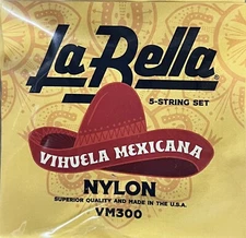 Juego De Cuerdas Para Vihuela Professional La Bella VM 300. Strings for Vihuela.