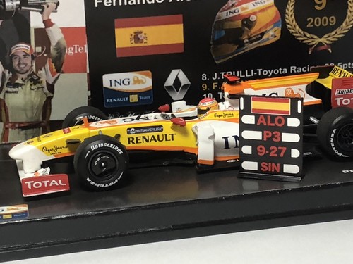 Pitboard 1:43/1:18 (Pizarra F1) / Fernando Alonso (Renault) 2009 P3 Singapore Gp - Imagen 1 de 9