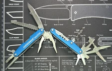 Leatherman Juice CS4 Multi Tool Retired Blue VGUC Super Clean BOD 0312