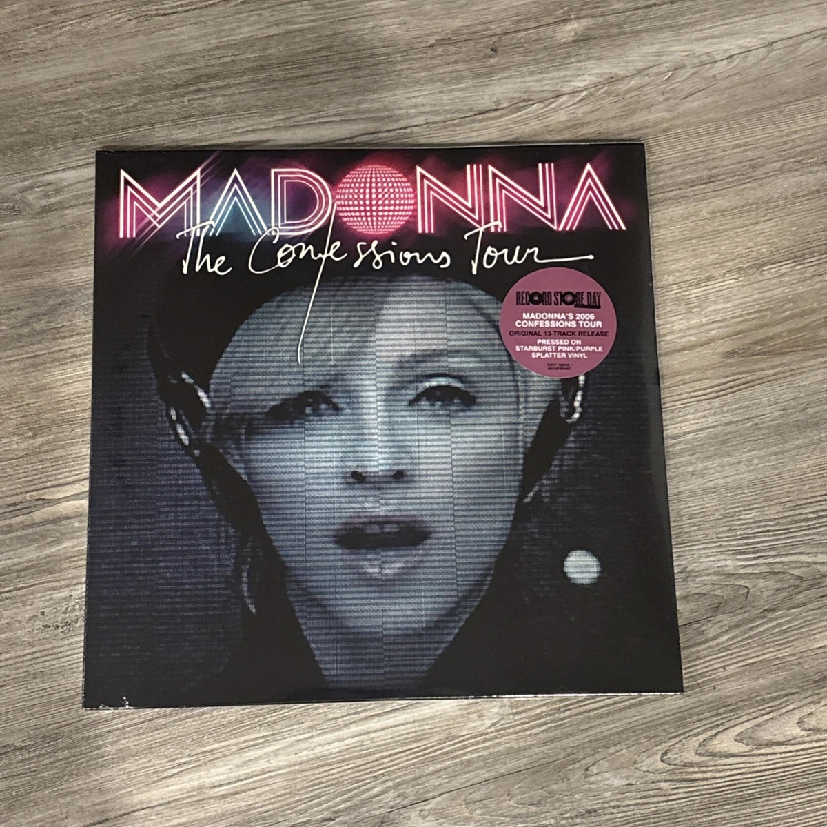 Madonna The Confessions Tour London Pink Purple Splatter Vinyl RSD