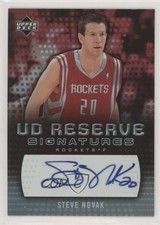2006-07 UD Reserve Signatures Steve Novak #RA-NO Auto 2u3