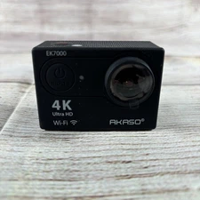 AKASO EK7000 4K Action Camera – Black– Camera Only – No Accessories – Untested