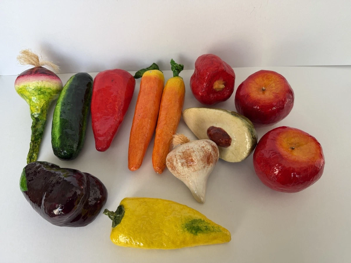 Frutta finta mele per la decorazione della casa