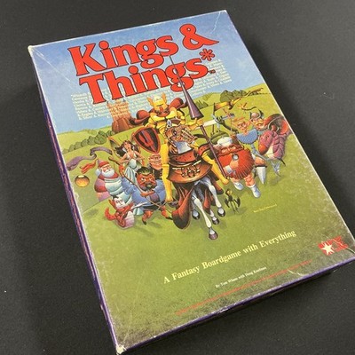 KINGS & THINGS West End Games, Games Workshop 1986, Board Game - VG+