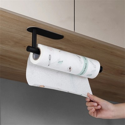Paper Towel Holders For Kitchen,Adhesive Roll Paper Holder,Bathroom Storage Rack