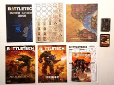 Battletech Mercenaries : rules maps terrain tokens cards sheets