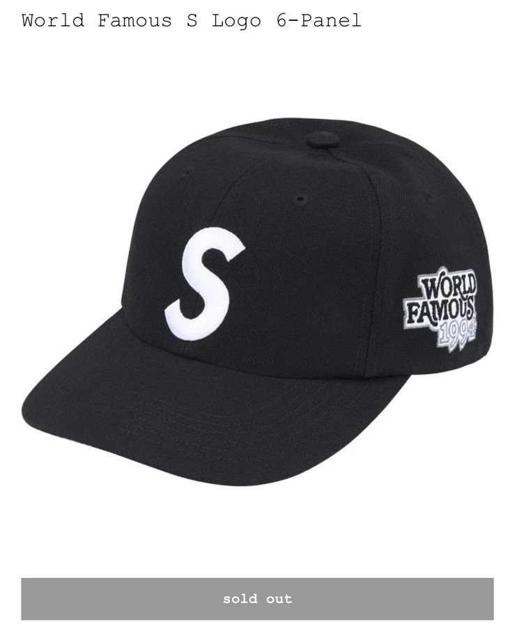 EN MAIN Supreme World Famous S Logo SnapBack Noir SS25 Livraison rapide et gratuite ?