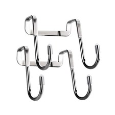 Over The Door Hooks, 2 Pack Shower Hooks Towel Hanger for Glass Door, Towel...
