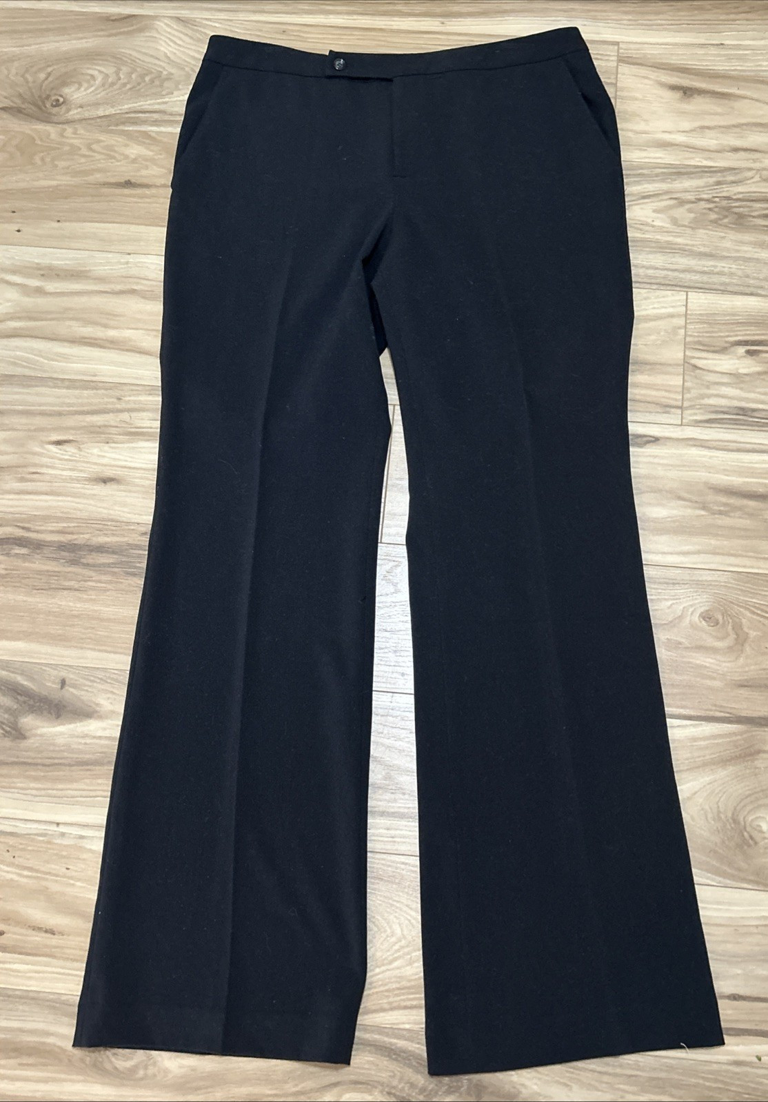 Grace Elements Size 12 Black Flare Leg Pants Stre… - image 2