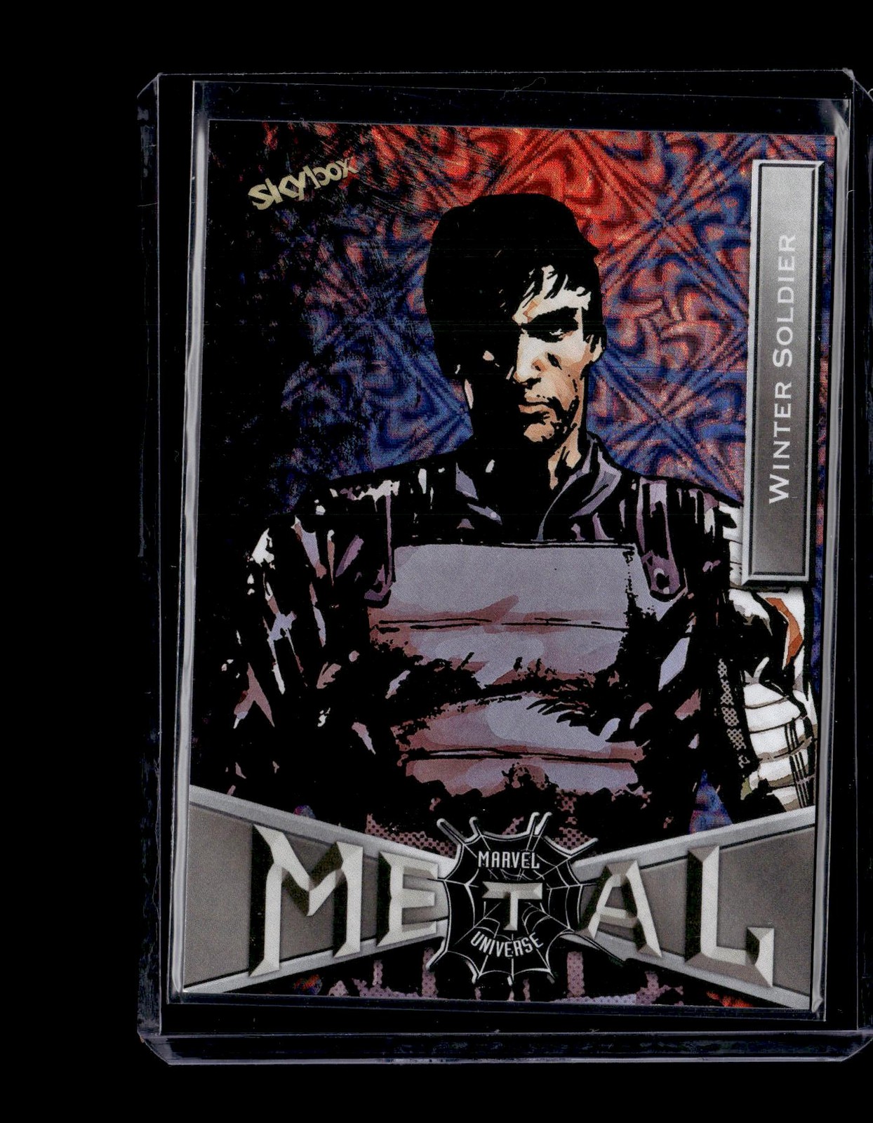 2021 SkyBox Metal Universe Marvel Spider-Man Grandiose #99 Winter Soldier