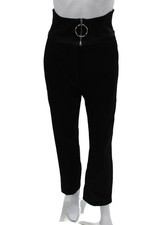 Paco Rabanne Womens Dress Pants Black Wool Size 36