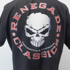 Dickies RENEGADE CLASSICS Motorcycle Shirt Short Sleeve Button Up Men's Large