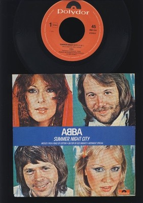 ABBA - Summer Night City - Medley - 7 Inch Vinyl Single - HOLLAND