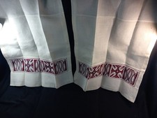 Nappe Autel Prêtre Linge Liturgique Religion Catholique Broderie Poissons