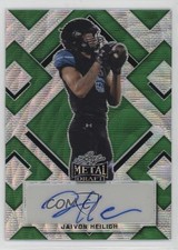 2022 Leaf Metal Draft Green Wave 6/7 Jaivon Heiligh #BA-JH1 Auto i1b