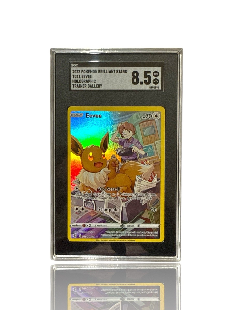 ポケモンカード Eevee 30HP Eevee TG11/TG30 Swsh09: Brilliant Stars Trainer Gallery Holo for