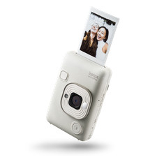 FUJIFILM Instax Mini Liplay Hybrid Instant Camera Misty White 