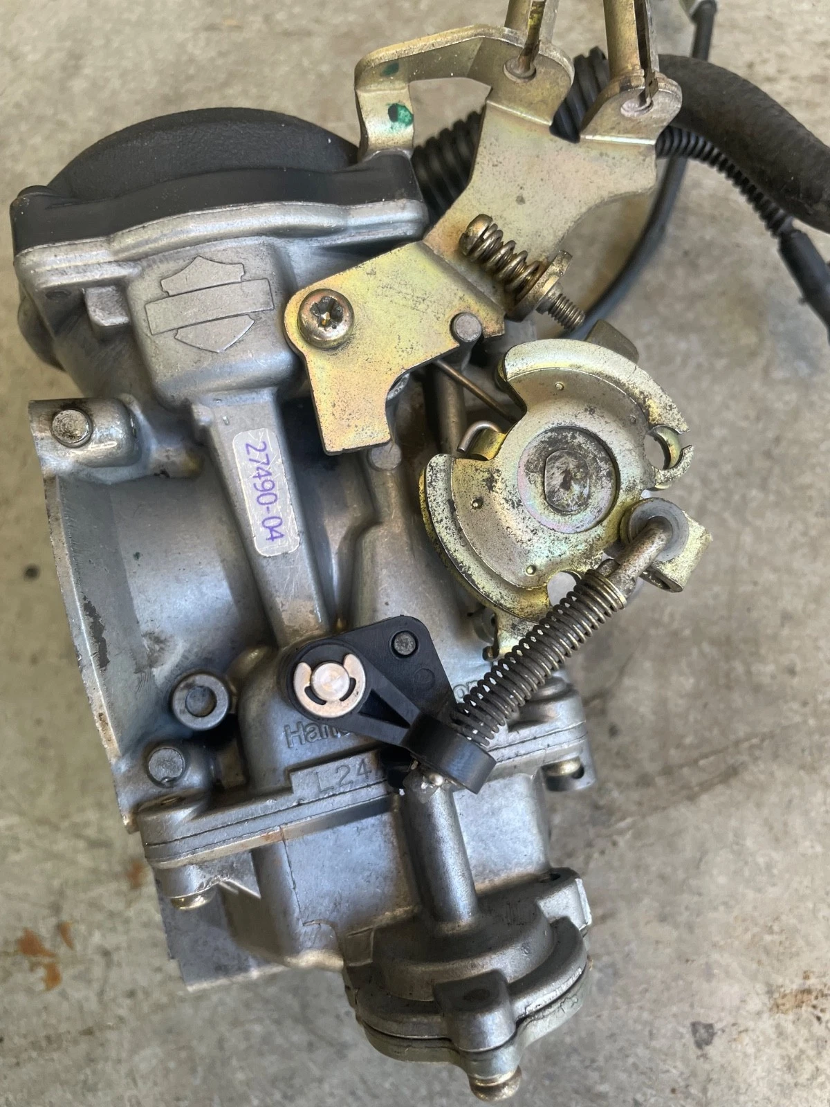 2004 2005 & 2006 Harley Davidson Sportster XL 883 Main Carb Carburetor Assembly