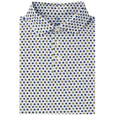   Gift sale HOT Rhoback Notre Dame Men's Polo White NCAA Gameday Fan Gear Sports