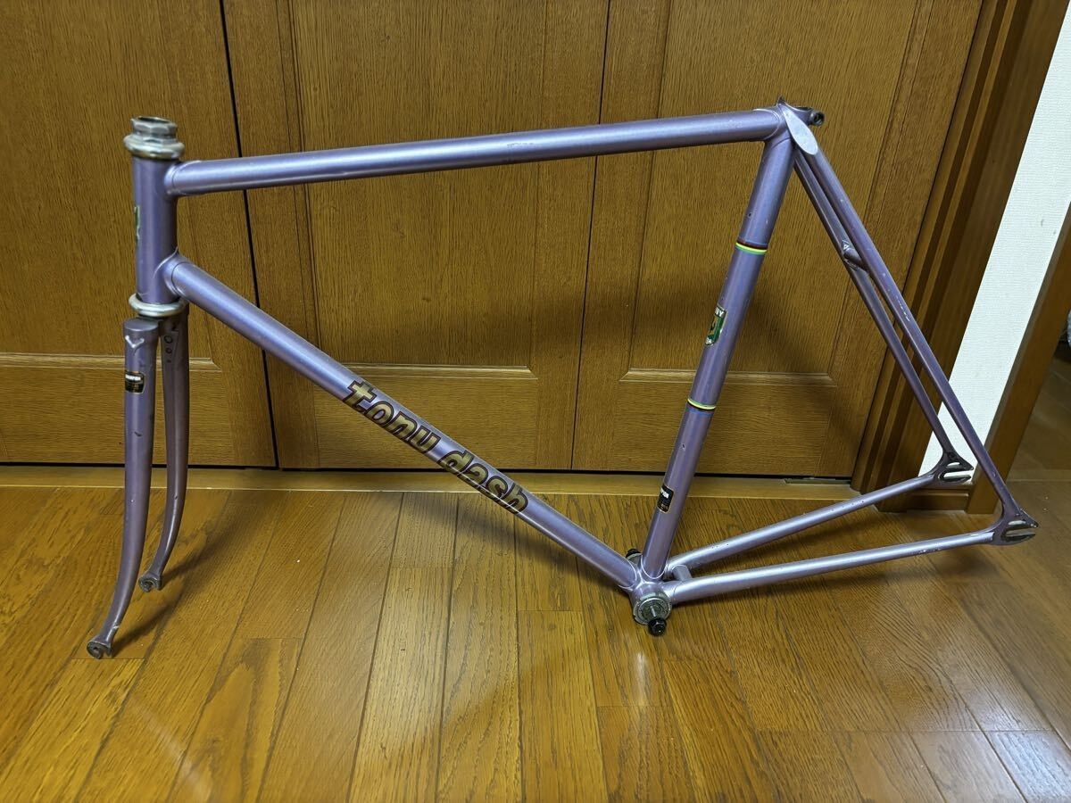 Super Rare Tony Dash NJS Track Frame Purple Chromoly Vintage 540mm