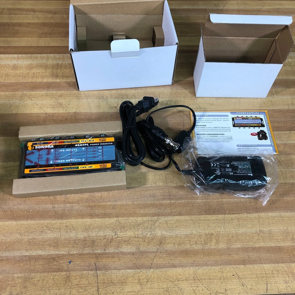 Sonora 4SATPL-T DIRECTV Slimline Ku/Ka Polarity Locker & Power Inserter (NEW) - Image 2 of 4