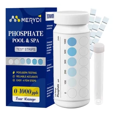 Phosphate Test Kit for Pool,50 Strips Phosphate Test Strip