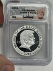 2024 ICG 1 oz Silver President DONALD J TRUMP Ultra MAGA King Bullion Round