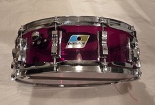 70s  Ludwig Vistalite Red Snare Drum 14x5  VINTAGE  ,Schlagzeug ,Drums