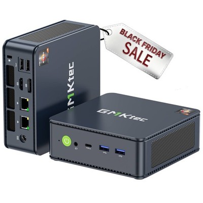 GMKtec Mini PC M5 Plus Gaming AMD Ryzen 7 5825U 32GB DDR4 RAM 1TB SSD WIFI 6E BT