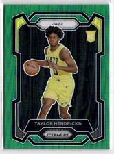 2023-24 Panini Green Prizm - Taylor Hendricks Rookie Card #161 Jazz C. rookie card picture